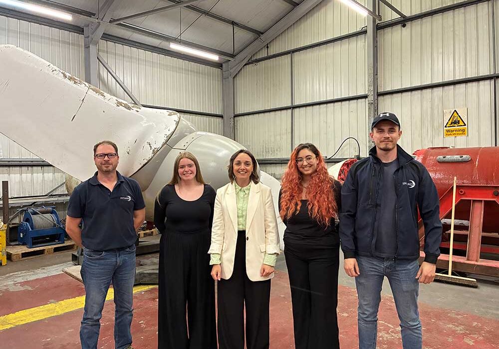 Warren Cardwell, Ellie Balahura, Llinos Medi Huws MP, Zoi Kyriakou, Tomos Hughes