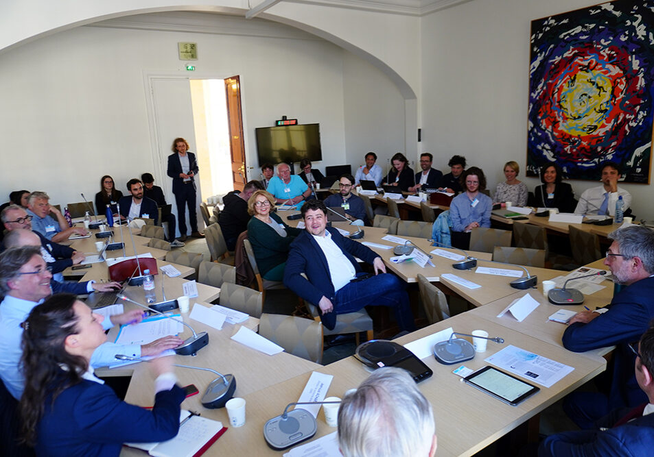 The group event to promote tidal energy at the National Assembly in Paris.